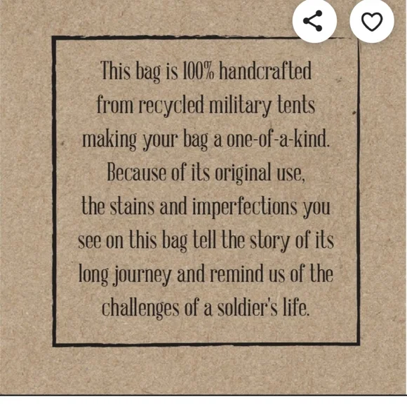 Vintage Addiction U.S. Army Crossbody